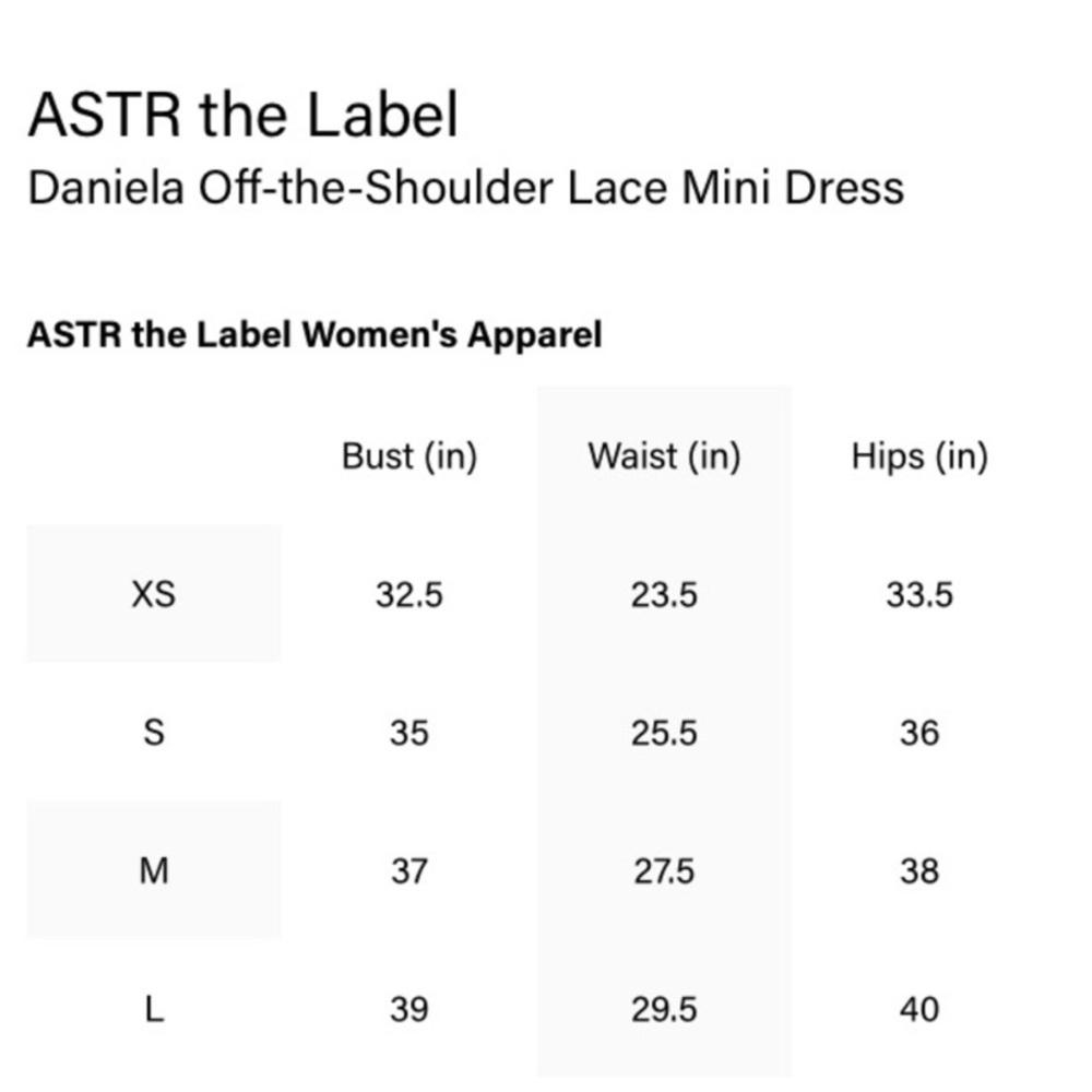 Astr Scarlet Lace Off-Shoulder Mini Dress - Picture 3 of 8